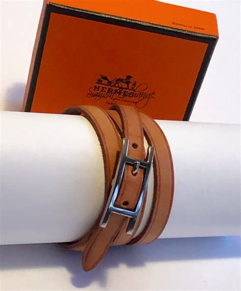 how to wear hermes leather bracelet|authentic hermes bracelets.